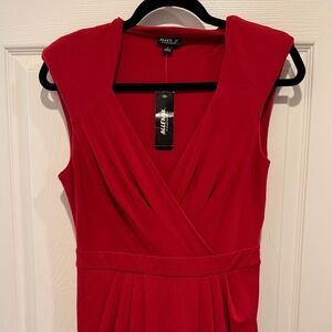 Allen B by Allen Schwartz Red Cocktail Dress